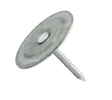 GWOŹDZIE PAPOWE OCYNKOWANE 3.0*25MM Z PODKŁADKĄ UN