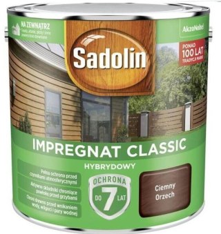 SADOLIN IMPREGNAT CLASSIC HYBRYDOWY 7 LAT ORZECH CIEMNY 2.5L SADOLIN