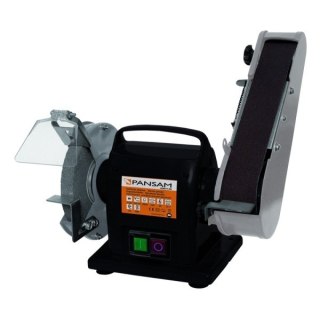 SZLIFIERKA STOŁOWA TARCZOWO-TAŚMOWA 200W 150*20MM DEDRA