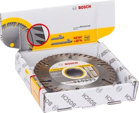 TARCZA DIAMENTOWA BUDOWLANA S4U 125MM 10PC BOSCH