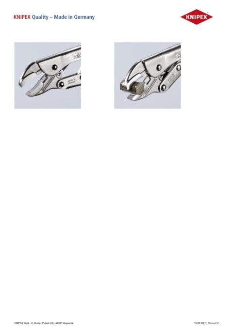 SZCZYPCE ZACISKOWE UNIWERSALNE 180MM KNIPEX