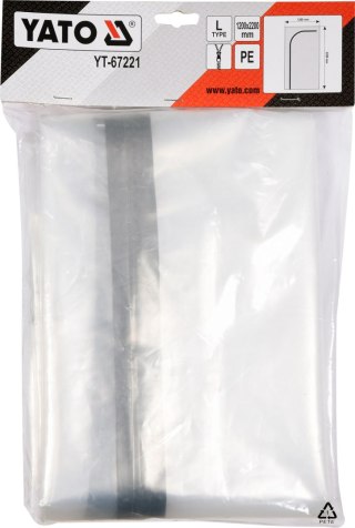 OSŁONA PRZECIWPYŁOWA DO DRZWI TYP L 220 X 120 CM YATO