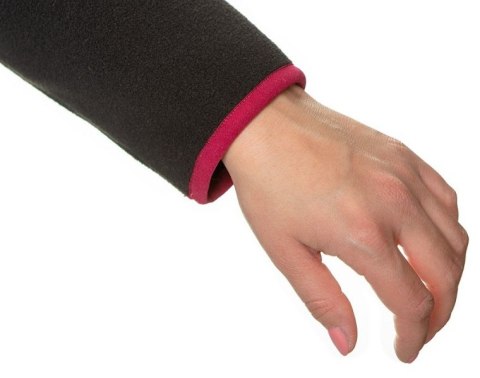 BLUZA POLAROWA DAMSKA CZARNA, ROZMIAR S NEO