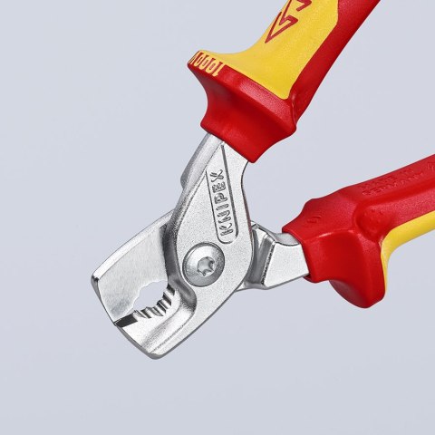 NOŻYCE DO KABLI IZOLOWANE 1000V 160MM KNIPEX