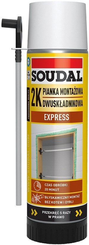 PIANKA MONTAŻOWA 2K DWUSKŁADNIKOWA 400ML SOUDAL
