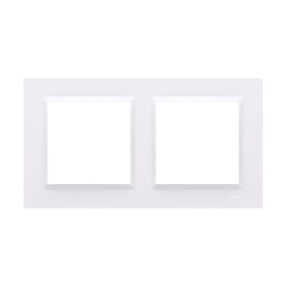 SIMON 10 RAMKA 2-KROTNA BIAŁA SIMON