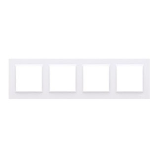 SIMON 10 RAMKA 4-KROTNA BIAŁA SIMON