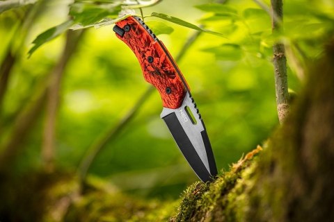 NÓŻ TAKTYCZNY FULL-TANG 20CM. + KRZESIWO NEO