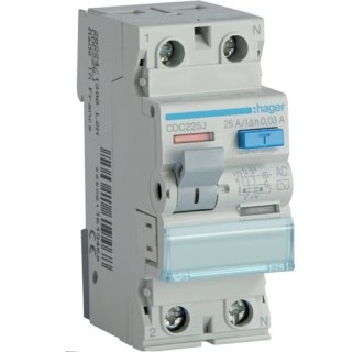 WYŁĄCZNIK RÓŻNICOWOPRĄDOWY 25A 30MA 2-POLOWY AC HAGER