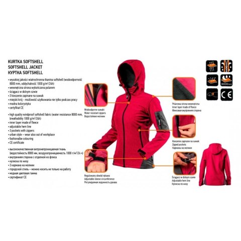 KURTKA SOFTSHELL DAMSKA L NEO