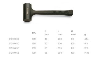 MŁOTEK BEZODRZUTOWY POKRYTY GUMĄ 65 MM BETA