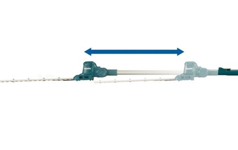 AKUMULATOROWE NOŻYCE DO ŻYWOPŁOTU NA WYSIĘGNIKU 460MM 18V MAKITA