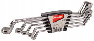 KOMPLET KLUCZY OCZKOWO-ODGIĘTYCH 8*13MM 5SZT. MAKITA