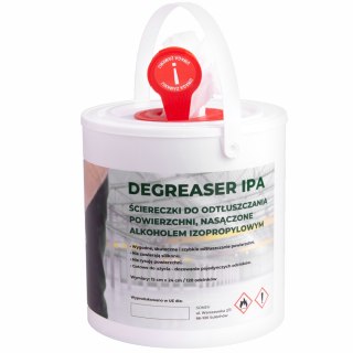 ŚCIERECZKI SONEX DEGREASER IPA, WIADERKO 120 LISTKÓW SONEX