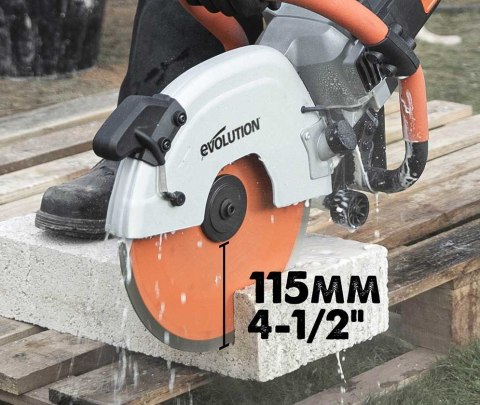 PRZECINARKA DO BETONU EVOLUTION R300DCT + PD300SEG-CS EVOLUTION