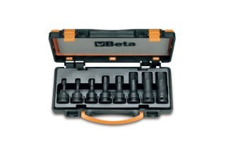 ZESTAW NASADEK UDAROWYCH,KOŃC.TRZPIENIOWA SZEŚCIOKĄTNA 1/2'' BETA