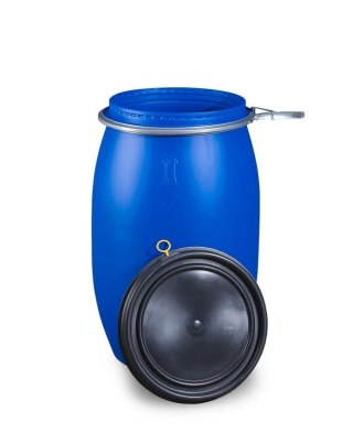 BECZKA PLASTIKOWA 150L Z OBRĘCZĄ UN