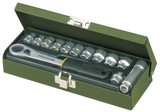 ZESTAW NASADEK 1/4'' Z GRZECHOTKĄ PRZELOTOWĄ, 13CZ. PROXXON