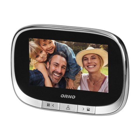 ELEKTRONICZNY WIZIER DO DRZWI 4,3' Z FUNKCJĄ NAGRYWANIA ORNO