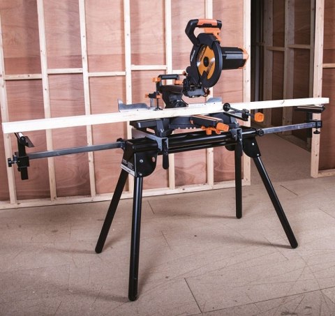 UKOŚNICA Z PROWADNICAMI EVOLUTION 2000W + PIŁA 255MM EVOLUTION