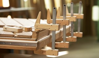 ŚCISK DŹWIGNIOWY STOLARSKI DREWNIANY HKL 300*110MM BESSEY