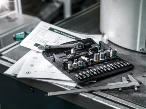 ZESTAW KLUCZY NASADOWYCH 1/4'' ZYLKOP 5-13MM, 28 CZ. WERA