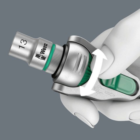 ZESTAW KLUCZY NASADOWYCH ZYLKOP 1/4'' 5-13 MM,16 CZ. WERA