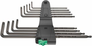 ZESTAW KLUCZY TRZPIENIOWYCH TORX, DŁUGICH, 9CZĘŚĆ WERA