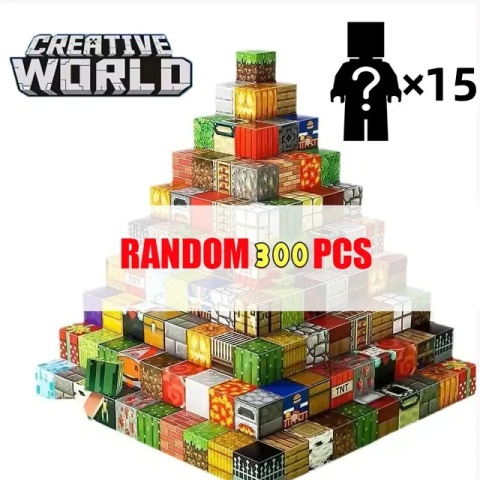 Magnetyczne Klocki Konstrukcyjne DIY Mini Świat Magnetyczny