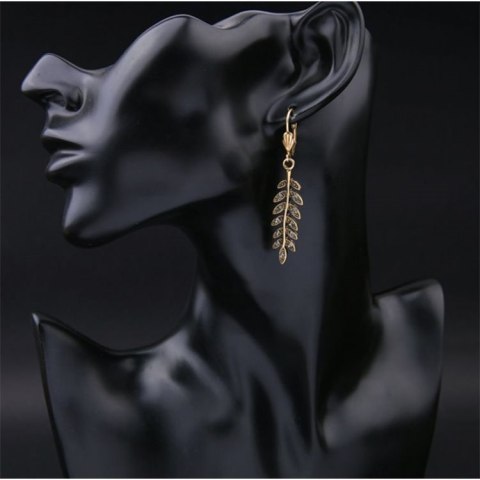 KOLCZYKI WISZĄCE LISTKI