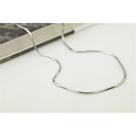 NASZYJNIK ŻYŁKA DELIKATNA srebrna