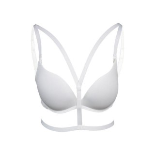 Ozdobne ramiączka do biustonosza CHLOE białe RA010