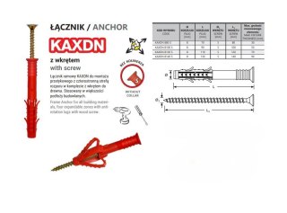 KOŁEK RAMOWY WSZECHSTRONNY KAXDN 8*80MM NYLON UN