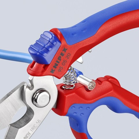 NOŻYCZKI KĄTOWE DLA ELEKTRYKÓW 160MM KNIPEX