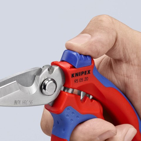 NOŻYCZKI KĄTOWE DLA ELEKTRYKÓW 160MM KNIPEX