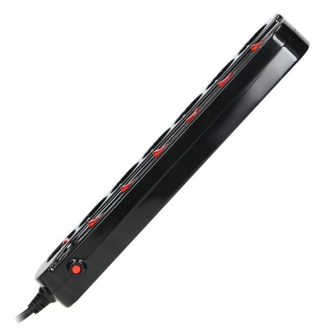 LISTWA ZASILAJĄCA 'MULTISWITCH', 6X2P+Z, KABEL 3X1,0M CZARNY ORNO