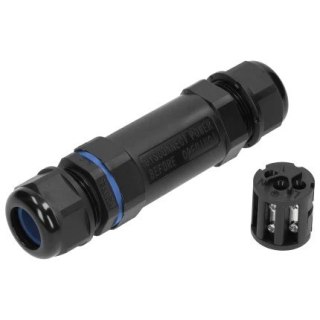 KONEKTOR KABLOWY PROSTY IP68 3X6MM2 ORNO