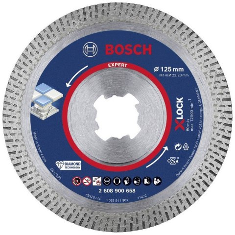 TARCZA DIAMENTOWA EXPERT HARD CERAMIC 125*1.4 X-LOCK BOSCH