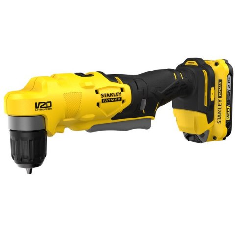 WIERTARKA AKUMULATOROWA KĄTOWA V20 18V 2*2.0AH STANLEY