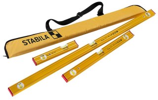 ZESTAW POZIOMIC 80AS 30CM+80AS-2 60+80AS-2 120CM W POKROWCU STABILA