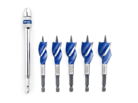 ZESTAW WIERTEŁ DO DREWNA BLUE GROOVE 6X 5 EL. IRWIN