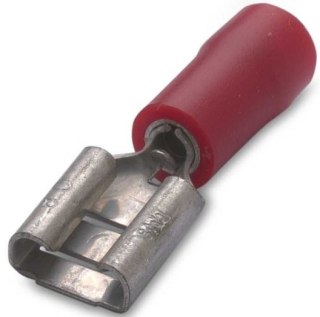 KOŃCÓWKA NASUWKA IZO.CZER.1.5-6.3/0.8(25SZT)ZAK 0.25-1.5MMM2 BM GROUP