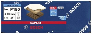 KRĄŻEK ŚCIERNY EXPERT EXC470 150MM P180 6OTW. BOSCH
