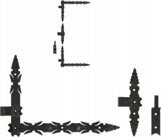 ZAWIAS KUTY RETRO 400X300 KPL - 2SZT. UN