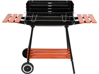 GRILL WĘGLOWY Z PÓŁKAMI, RUSZT 53X33CM LUND