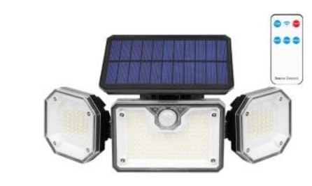 NAŚWIETLACZ LED 226 SMD SOLARNY + PIR 9619 UN