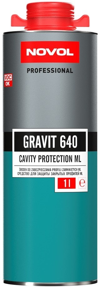 ŚRODEK DO PROFILI ZAMKNIĘTYCH GRAVIT 640 1L NOVOL