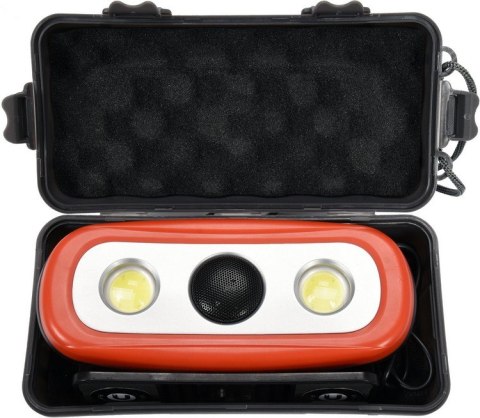 REFLEKTOR PRZENOŚNY Z GŁOŚNIKIEM 2X15W, 2000LM, LI-ION,IP44 YATO
