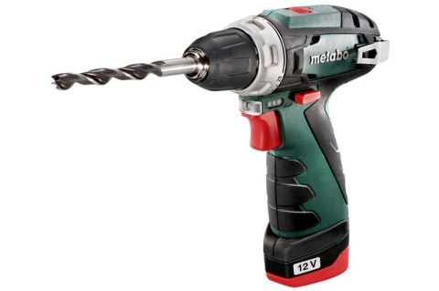 WIERTARKO-WKRĘTARKA AKUMULATOROWA 12V POWERMAXX BS BASIC 2*2 METABO