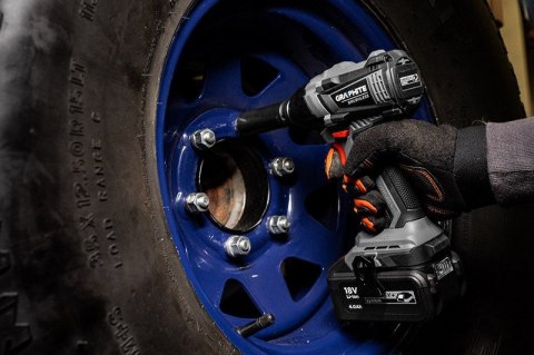 KLUCZ UDAROWY AKUMULATOROWY ENERGY 18V LI-LON BEZ AKUM 300NM GRAPHITE